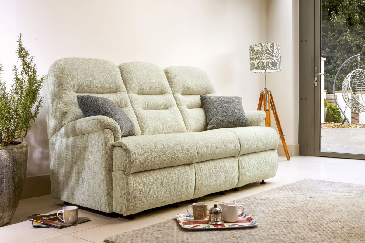 Keswick Small 3-Seater Fixed Settee